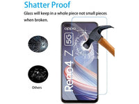 Case Friendly Screen Protector Handy Display Schutz Panzerglas Folie aus echtem 9H 2.5D Glas für Abdeckung des Oppo Reno4 Z 5G Displays in transparent von Screenguard