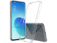 Gummi Hülle für Oppo Reno6 Pro 5G aus flexiblem Soft TPU, kristallklar und transparent von Screenguard