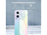 Gummi Hülle für Oppo Reno8 Lite 5G aus flexiblem Soft TPU, kristallklar und transparent von Screenguard