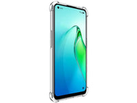 Hoch transparenter TPU Gummi Schutz Handy Hülle Clear Case klar mit verstärkten Schutzecken Bumper für das Oppo Reno8 Pro 5G Display und Gehäuse in transparent von Screenguard