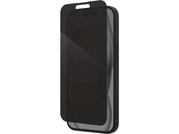 Privacy Screen Schutz Folie für Apple iPhone 15 Plus in transparent schwarz von Screenguard