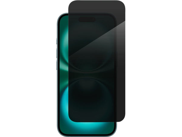 Privacy Screen Schutz Folie für Apple iPhone 16 in transparent schwarz von Screenguard