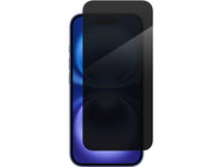 Privacy Screen Schutz Folie für Apple iPhone 16 Plus in transparent schwarz von Screenguard