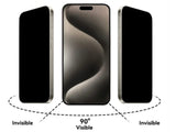 Privacy Screen Privat Sichtschutz Folie für Apple iPhone 16 Pro von Screenguard