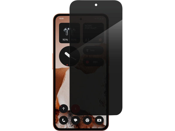 Privacy Screen Schutz Folie für Nothing CMF Phone 2 Pro in transparent schwarz von Screenguard