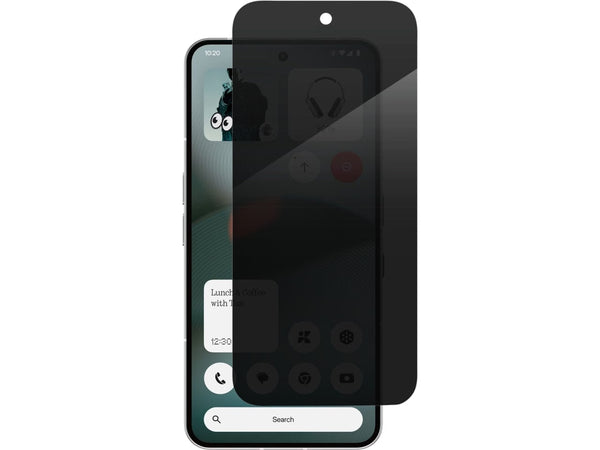 Privacy Screen Schutz Folie für Nothing Phone (3) in transparent schwarz von Screenguard