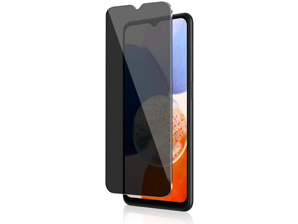 Privacy Screen Schutz Folie für Samsung Galaxy A14 5G in transparent schwarz von Screenguard