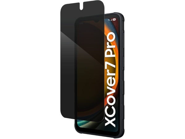 Privacy Screen Schutz Folie für Samsung Galaxy XCover7 Pro in transparent schwarz von Screenguard