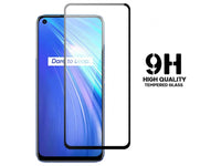 100% Fullscreen Curved Screen Protector Handy Display Schutz Glas für komplette Abdeckung des Realme 6 Display in schwarz von Screenguard