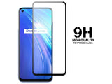 100% Fullscreen Curved Screen Protector Handy Display Schutz Glas für komplette Abdeckung des Realme 6 Display in schwarz von Screenguard