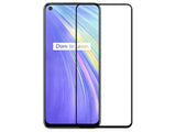 100% Fullscreen Curved Screen Protector Handy Display Schutz Glas für komplette Abdeckung des Realme 6 Display in schwarz von Screenguard