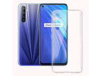 Gummi Hülle für Realme 6 aus flexiblem Soft TPU, kristallklar und transparent von Screenguard