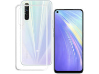 Gummi Hülle für Realme 6 aus flexiblem Soft TPU, kristallklar und transparent von Screenguard