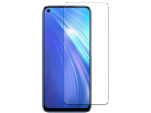 Case Friendly Screen Protector Handy Display Schutz Panzerglas Folie aus echtem 9H 2.5D Glas für Abdeckung des Realme 6 Displays in transparent von Screenguard