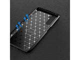 Hochwertig stabile Soft TPU Smartphone Handy Hülle im Carbon Design für Realme 6 Pro zum Schutz des Display und Gehäuse Cover in schwarz von Screenguard