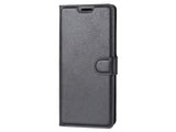 Lederhülle Karten Wallet Ledertasche Etui für Realme 6 Pro in schwarz von Screenguard