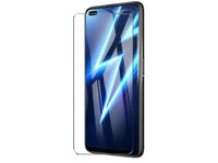 Case Friendly Screen Protector Handy Display Schutz Panzerglas Folie aus echtem 9H 2.5D Glas für Abdeckung des Realme 6 Pro Displays in transparent von Screenguard