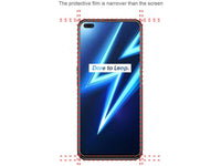 Case Friendly Screen Protector Handy Display Schutz Panzerglas Folie aus echtem 9H 2.5D Glas für Abdeckung des Realme 6 Pro Displays in transparent von Screenguard