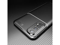 Hochwertig stabile Soft TPU Smartphone Handy Hülle im Carbon Design für Realme 7 zum Schutz des Display und Gehäuse Cover in schwarz von Screenguard