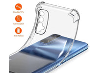 Hoch transparenter TPU Gummi Schutz Handy Hülle Clear Case klar mit verstärkten Schutzecken Bumper für das Realme 7 Display und Gehäuse in transparent von Screenguard