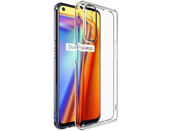 Gummi Hülle für Realme 7 aus flexiblem Soft TPU, kristallklar und transparent von Screenguard