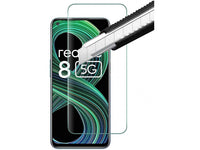 Case Friendly Screen Protector Handy Display Schutz Panzerglas Folie aus echtem 9H 2.5D Glas für Abdeckung des Realme 8 5G Displays in transparent von Screenguard
