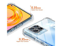 Hoch transparenter TPU Gummi Schutz Handy Hülle Clear Case klar mit verstärkten Schutzecken Bumper für das Realme 8 Pro Display und Gehäuse in transparent von Screenguard