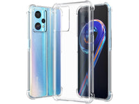 Hoch transparenter TPU Gummi Schutz Handy Hülle Clear Case klar mit verstärkten Schutzecken Bumper für das Realme 9 5G Display und Gehäuse in transparent von Screenguard