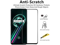 100% Fullscreen Curved Screen Protector Handy Display Schutz Glas für komplette Abdeckung des Realme 9 Pro Display in schwarz von Screenguard