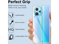 Gummi Hülle für Realme 9 Pro aus flexiblem Soft TPU, kristallklar und transparent von Screenguard