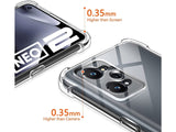 Hoch transparenter TPU Gummi Schutz Handy Hülle Clear Case klar mit verstärkten Schutzecken Bumper für das Realme GT Neo 3T Display und Gehäuse in transparent von Screenguard