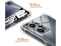 Hoch transparenter TPU Gummi Schutz Handy Hülle Clear Case klar mit verstärkten Schutzecken Bumper für das Realme GT Neo2 Display und Gehäuse in transparent von Screenguard