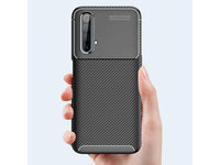 Hochwertig stabile Soft TPU Smartphone Handy Hülle im Carbon Design für Realme X3 Superzoom zum Schutz des Display und Gehäuse Cover in schwarz von Screenguard