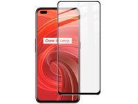 100% Fullscreen Curved Screen Protector Handy Display Schutz Glas für komplette Abdeckung des Realme X50 Pro 5G Display in schwarz von Screenguard