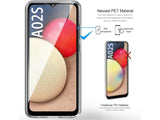 Vollständige 360 Grad Rundum Gummi TPU Hülle zum beidseitigen Schutz des Samsung Galaxy A02s Display und Gehäuse in transparent von Screenguard