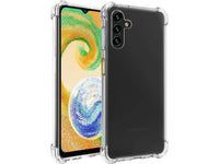 Hoch transparenter TPU Gummi Schutz Handy Hülle Clear Case klar mit verstärkten Schutzecken Bumper für das Samsung Galaxy A04s Display und Gehäuse in transparent von Screenguard