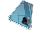 Hoch transparenter TPU Gummi Schutz Handy Hülle Clear Case klar mit verstärkten Schutzecken Bumper für das Samsung Galaxy A12 Display und Gehäuse in transparent von Screenguard