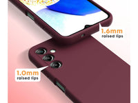 Liquid Silikon Case für Samsung Galaxy A14 5G in bordeaux von Screenguard