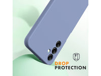 Liquid Silikon Case für Samsung Galaxy A14 5G in blau von Screenguard