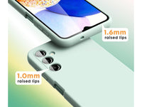 Liquid Silikon Case für Samsung Galaxy A14 5G in türkis von Screenguard