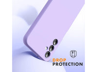 Liquid Silikon Case für Samsung Galaxy A14 5G in purple von Screenguard