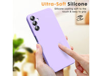 Liquid Silikon Case für Samsung Galaxy A14 5G in purple von Screenguard