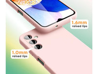 Liquid Silikon Case für Samsung Galaxy A14 5G in rosa von Screenguard