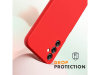 Liquid Silikon Case für Samsung Galaxy A14 5G in rot von Screenguard