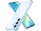 Hoch transparenter TPU Gummi Schutz Handy Hülle Clear Case klar mit verstärkten Schutzecken Bumper für das Samsung Galaxy A16 5G Display und Gehäuse in transparent von Screenguard