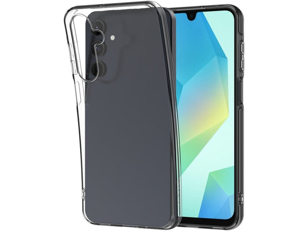 Gummi Hülle für Samsung Galaxy A16 5G aus flexiblem Soft TPU, kristallklar und transparent von Screenguard