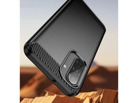 Flexible Handy Schutzhülle mit gebürster Carbon Textur auf der Rückseite für zum Schutz des Samsung Galaxy A17 5G  Display und Gehäuse Case in schwarz von Screenguard