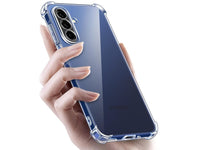 Hoch transparenter TPU Gummi Schutz Handy Hülle Clear Case klar mit verstärkten Schutzecken Bumper für das Samsung Galaxy A17 5G Display und Gehäuse in transparent von Screenguard