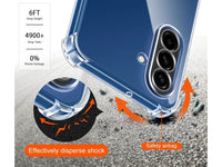 Hoch transparenter TPU Gummi Schutz Handy Hülle Clear Case klar mit verstärkten Schutzecken Bumper für das Samsung Galaxy A17 5G Display und Gehäuse in transparent von Screenguard