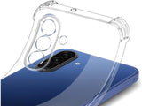 Hoch transparenter TPU Gummi Schutz Handy Hülle Clear Case klar mit verstärkten Schutzecken Bumper für das Samsung Galaxy A17 5G Display und Gehäuse in transparent von Screenguard